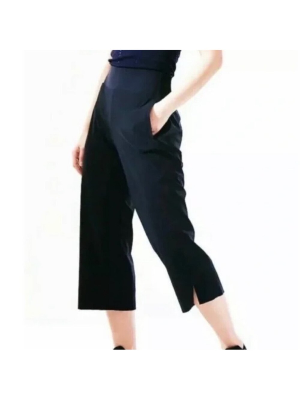 Athleta Cosmic Crop Pant Navy Blue XSP Petite